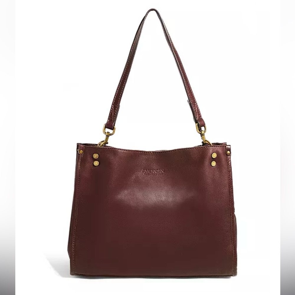 American Leather Co. Tan Tote Bag – Excellent Condition